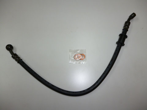 汎用品　5㎝ロングブレーキホース〔450㎜〕